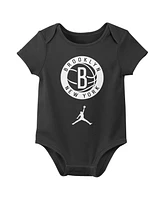 Jordan Baby Boys and Girls 3-Piece Brooklyn Nets Statement Edition Bodysuit Set