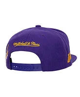 Mitchell & Ness Men's Purple Los Angeles Lakers Starlight Snapback Hat