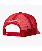 Mitchell & Ness Men's Red Chicago Bulls Core Evergreen Otc Trucker Adjustable Hat