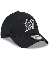 New Era Men's Miami Marlins Neo 39THIRTY Flex Hat