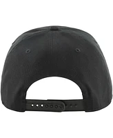 '47 Brand Men's Black Atlanta Hawks Ring Tone Hitch Snapback Hat