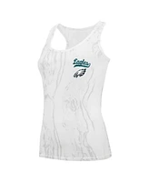 Concepts Sport Women's 2-Piece White Philadelphia Eagles Plus Quartz Tank Top and Shorts Set