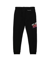 Mitchell & Ness Men's Black New York Knicks Slap Sticker Sweatpants