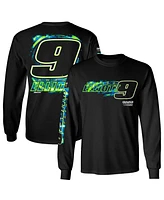 Hendrick Motorsports Team Collection Men's Black Chase Elliott Name Number Long Sleeve T-Shirt