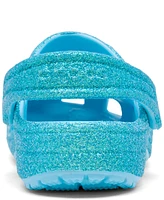 Crocs Toddler Girls Classic Glitter Clogs from Finish Line