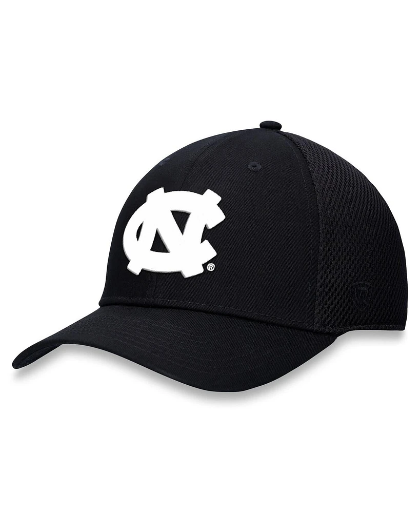 Top of the World Men's Black North Carolina Tar Heels Spacer Flex Hat