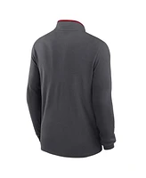 Jordan Men's Anthracite Oklahoma Sooners Victory Half-Zip Sweatshirt