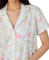 Lauren Ralph Women's Short-Sleeve Bermuda Pajama Set