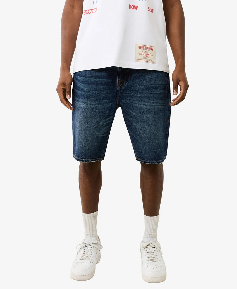 True Religion Men's Bobby Baggy Flap Shorts