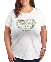 Hybrid Apparel Trendy Plus Gilmore Girls Dragonfly Inn Graphic Crew Neck T-Shirt