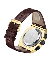 SE01431 Swan & Edgar Hand Assembled Versatility Automatic Gold Brown