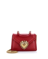 Pre-Owned Dolce & Gabbana Small Devotion Top Handle Bag Leather