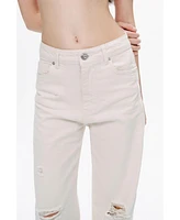 Nocturne Women's Stone Detailed Wide Leg Jeans