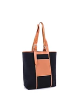 Pre-Owned Hermes 27 Etriviere Pocket Tote Toile and Leather