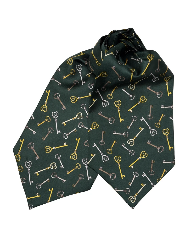 Elizabetta Men's Castel Sant'Angelo - Silk Ascot Cravat Tie for Men