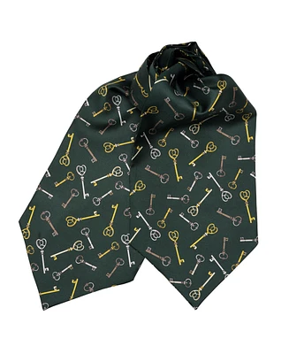 Elizabetta Men's Castel Sant'Angelo - Silk Ascot Cravat Tie for Men