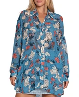 Belle & Bloom Women's Because You Move Me Oversized Shirt