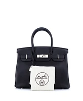 Pre-Owned HERMES Birkin Handbag Togo with Palladium Hardware