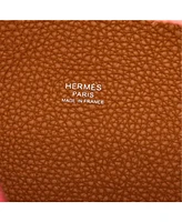 Pre-Owned Hermes Pm Casaque Picotin Lock Bag Clemence