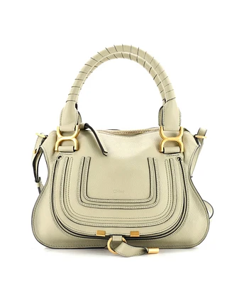 Pre-Owned Chloe Small Marcie Satchel Leather