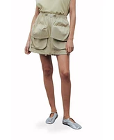 Nocturne Women's Mini Skirt with Cargo Pocket