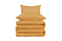 Superior Egyptian Cotton 1000 Thread Count Solid Duvet Cover Set,Full/Queen