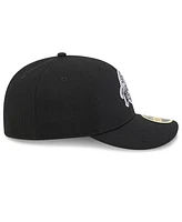 New Era Men's Black San Diego Padres 2025 Mlb Clubhouse Low Profile 59FIFTY Fitted Hat