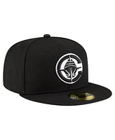 New Era Men's Black La Clippers 59FIFTY Fitted Hat