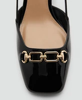 Mango Women's Link Detail Heeled Shoes