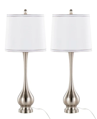 LumiSource Cairo 28.75" Metal Table Lamp, Set of 2