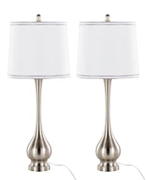 LumiSource Cairo 28.75" Metal Table Lamp, Set of 2