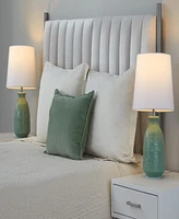 LumiSource Claudia 20" Ceramic Accent Lamp, Set of 2