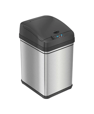 iTouchless Stainless Steel Sensor Trash Can with Pet-Proof Lid and AbsorbX Odor Filter