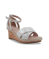 Kenneth Cole Reaction Little and Big Girls Anastasia Charlie Cork Wedge Shoe