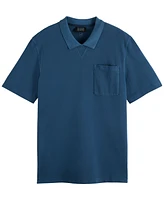 Scotch & Soda Men's Relaxed-Fit Short Sleeve Garment-Dyed Polo Shirt