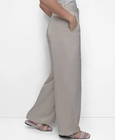 Dkny Women's High-Rise Wide-Leg Trousers