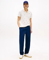 Tommy Hilfiger Men's Big & Tall All-Over Flag Polo Shirt