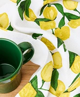 Fiesta Lemon Vine Cotton Kitchen Towel Set, 16" x 28"