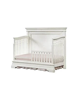 Westwood Design Olivia Traditional Wood Toddler Guard Rail in Brushed White