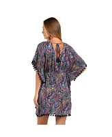 Sunshine 79 Women's Cover Up Swim Disco Dream Caftan