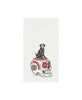 Canine Sugar Skull Towel