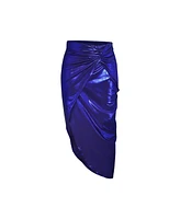 Sunshine 79 Women's Cover Up Swim Sea Sparkle Convertible Faux Wrap