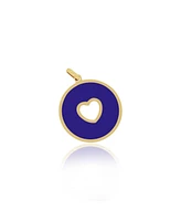 The Lovery Lapis Donut Heart Charm 14K Gold