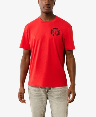 True Religion Men's Short Sleeve Buddha Face T-Shirt