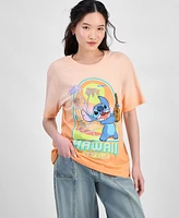 Disney Juniors' Stitch Surf Club Graphic T-Shirt