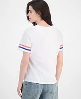 Love Tribe Juniors' Mustang Graphic-Print Crewneck Tee
