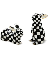 Mackenzie-Childs Courtly Bunny Salt & Pepper Set