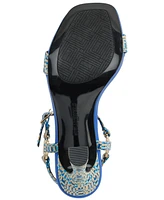 Karl Lagerfeld Paris Women's Cybil Ankle Strap Dress Sandals