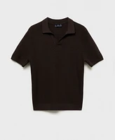 Mango Men's Slim-Fit Knit Polo Shirt