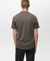 Mango Men's Slim-Fit Comfort Stretch T-Shirt